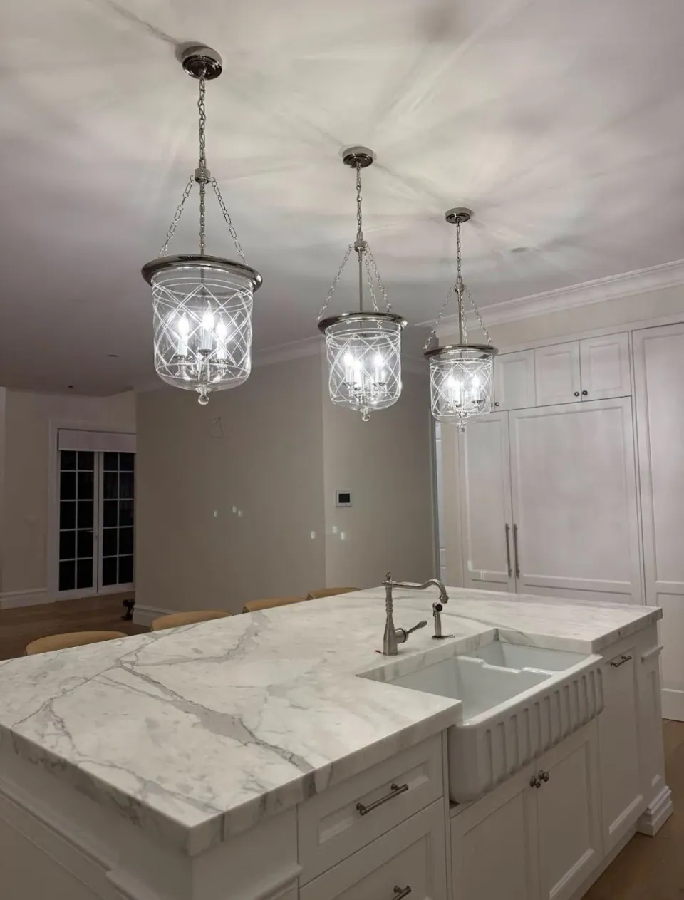 Kitchen lighting installed by MTEK